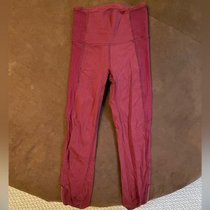 Lululemon Leggings with Mesh